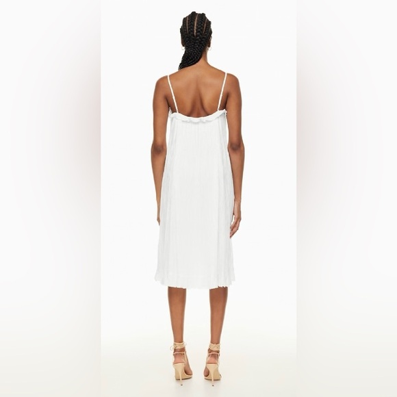 Wilfred Aritzia Aeneas White Midi  Dress xl - Picture 3 of 11